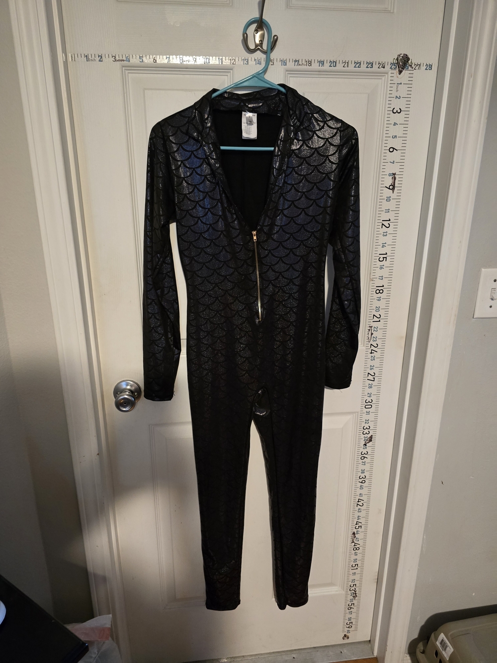 Ina Black Metallic Scale-Print Jumpsuit